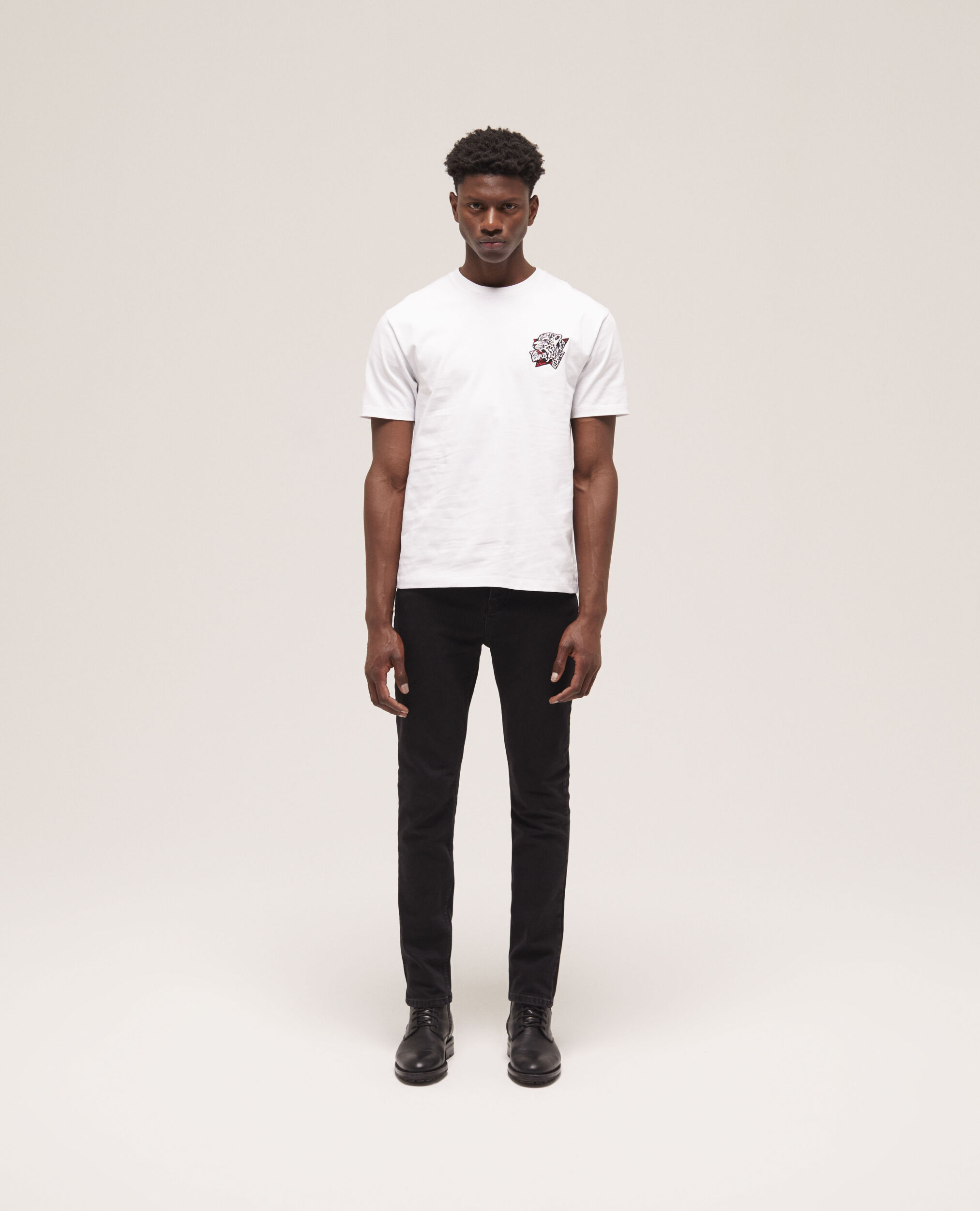 T-shirt sérigraphié blanc