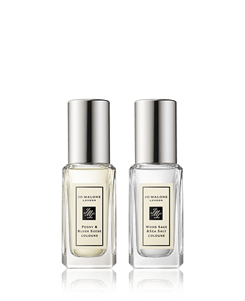 Jo Malone Peony & Blush Suede Travel Set mit Wood Sage & Sea Salt Spray 9ml-9ml