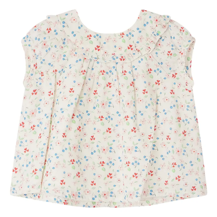 Bonpoint Blouse Fleurie Line | Blanc