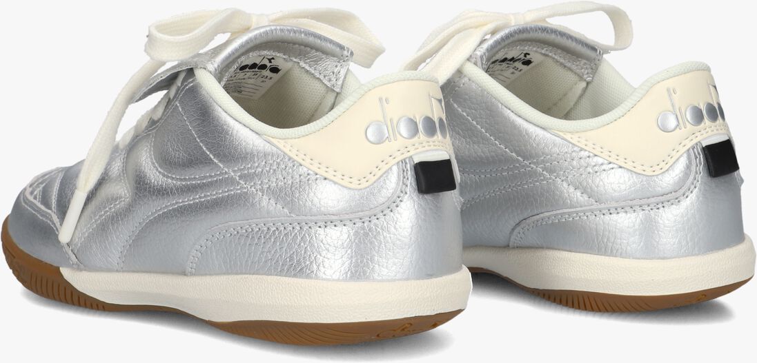 zilveren diadora lage sneakers gold indoor