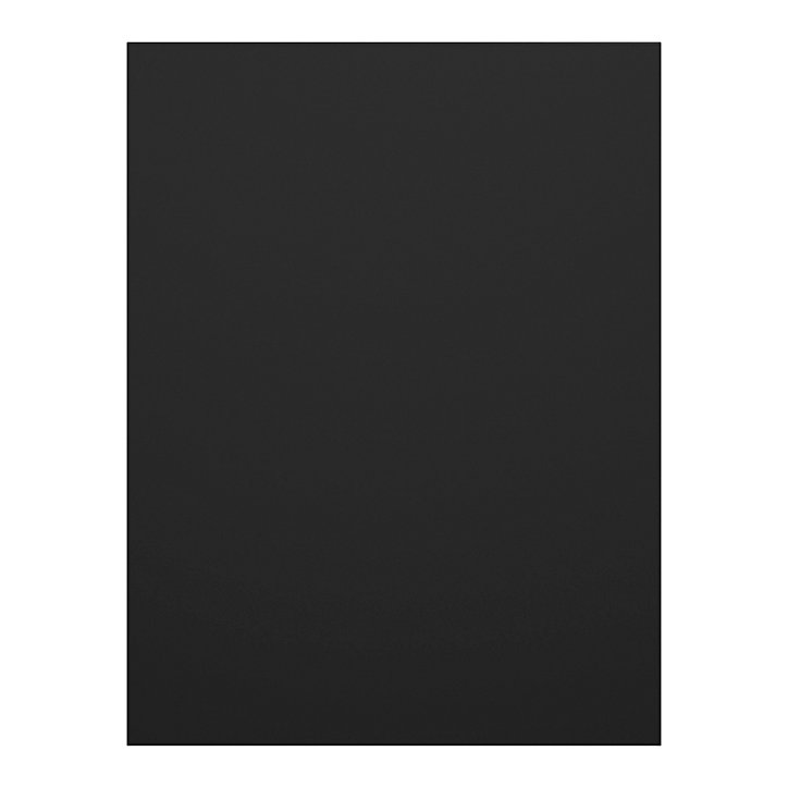 Porte de meuble sous-évier de cuisine Stevia noir mat l. 45 cm x H. 60 cm GoodHome