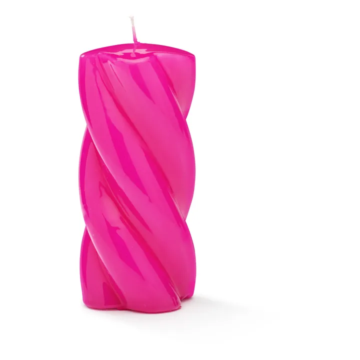 Anna + Nina Bougie Blunt twisted - 15cm | Rose fuschia
