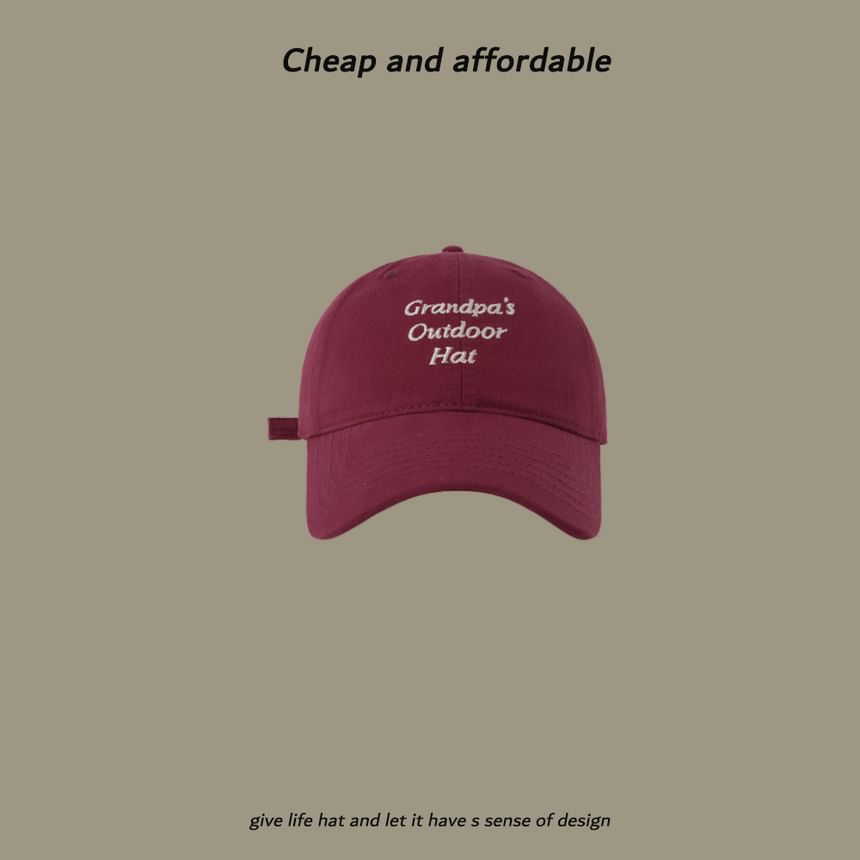 Alpha Kiss - Baseballpet met geborduurde letters