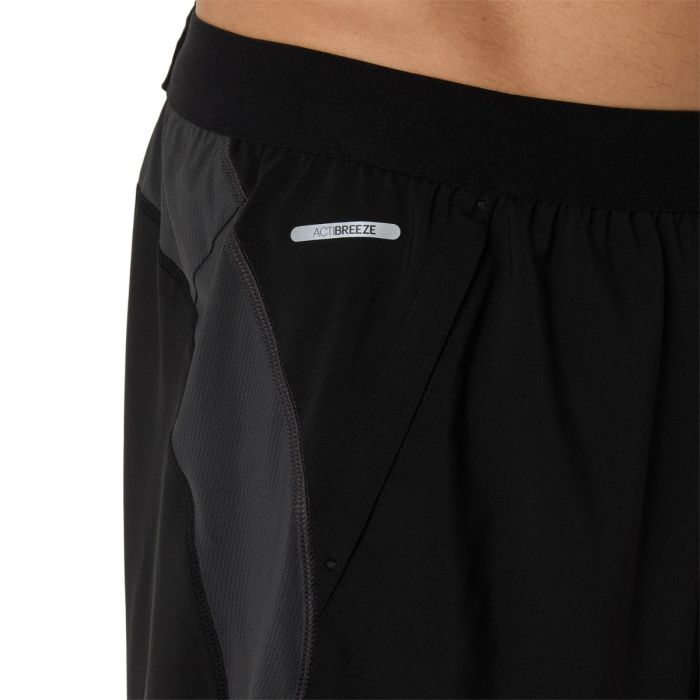 Asics Herre Shorts Road 2in1 7 Inch Shorts Sort