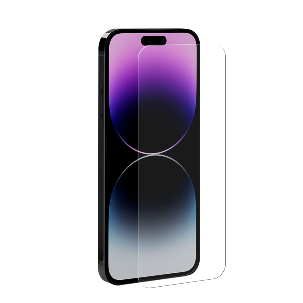 iPhone 16 / 15 / iPhone 15 Pro Mountain Glass Clear Panzerglas 2.5D Displayschutz Case Friendly (EGSP00904)