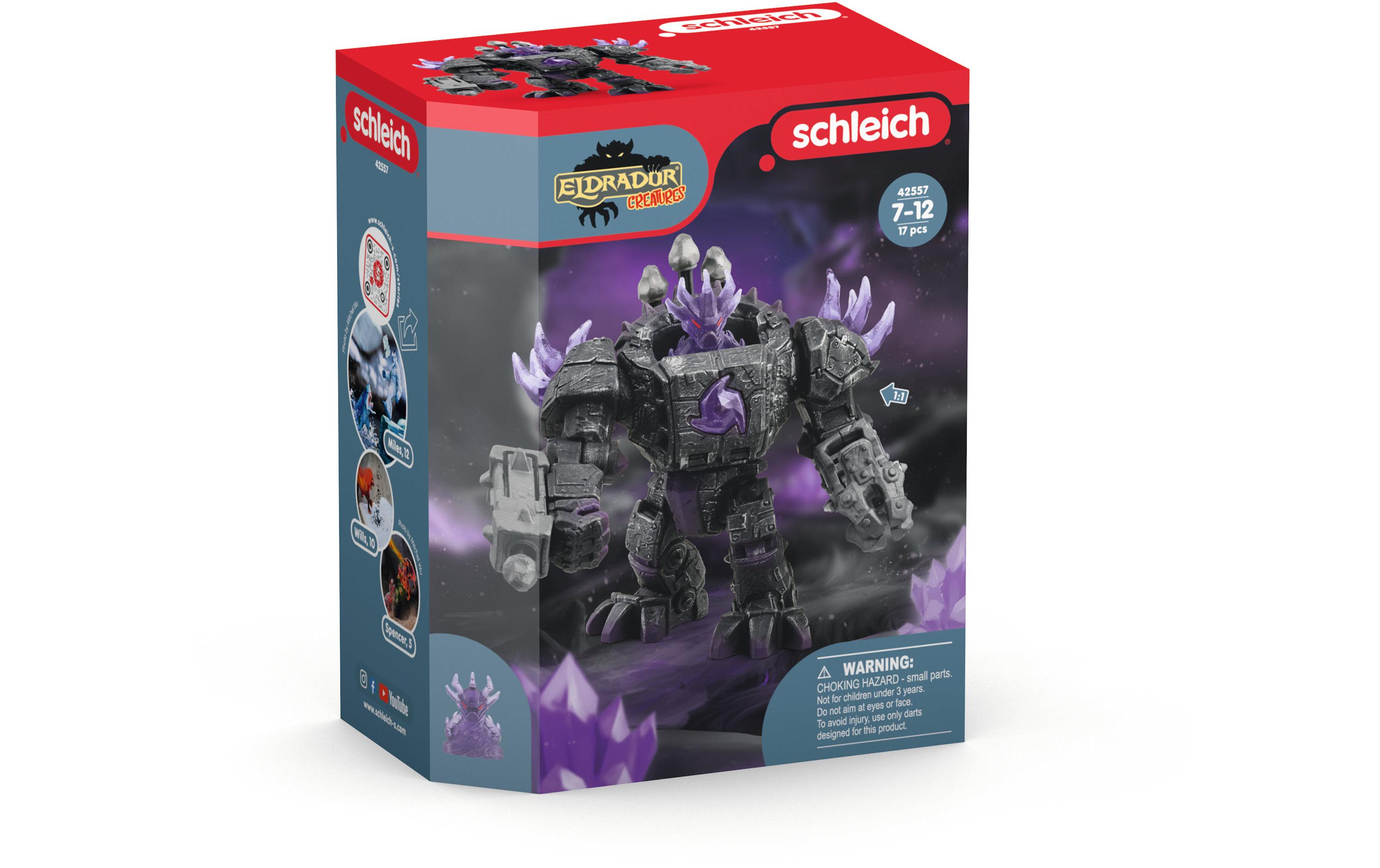 Spielzeugfigur Eldrador Schatten Master RoboterSpielfigur mit Mini-Kreatur