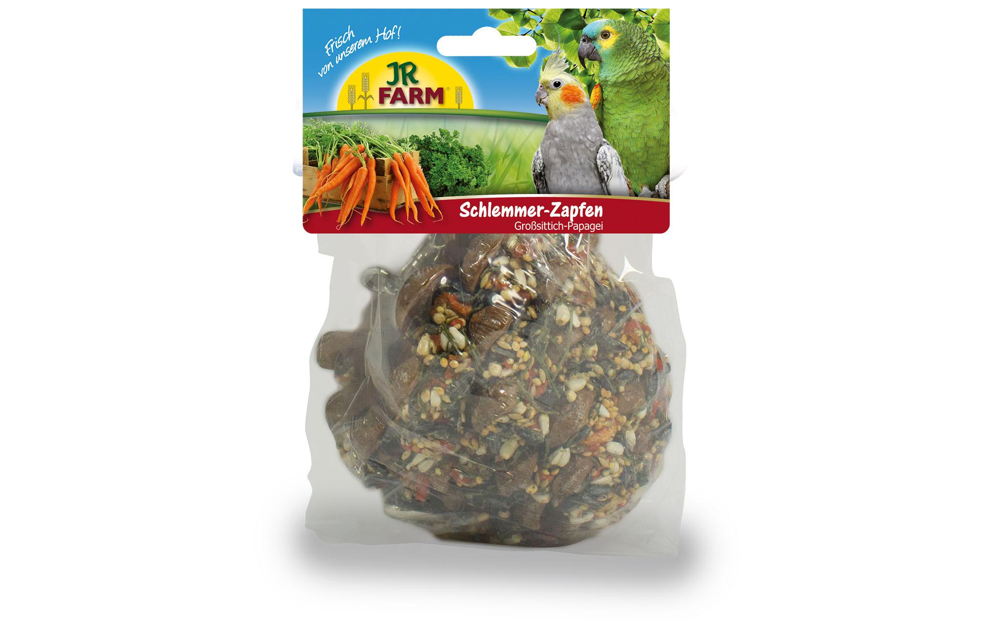 Schlemmer-Zapfen für Grosssittiche & Papageien, 195 gNaturbelassener Pinienzapfen