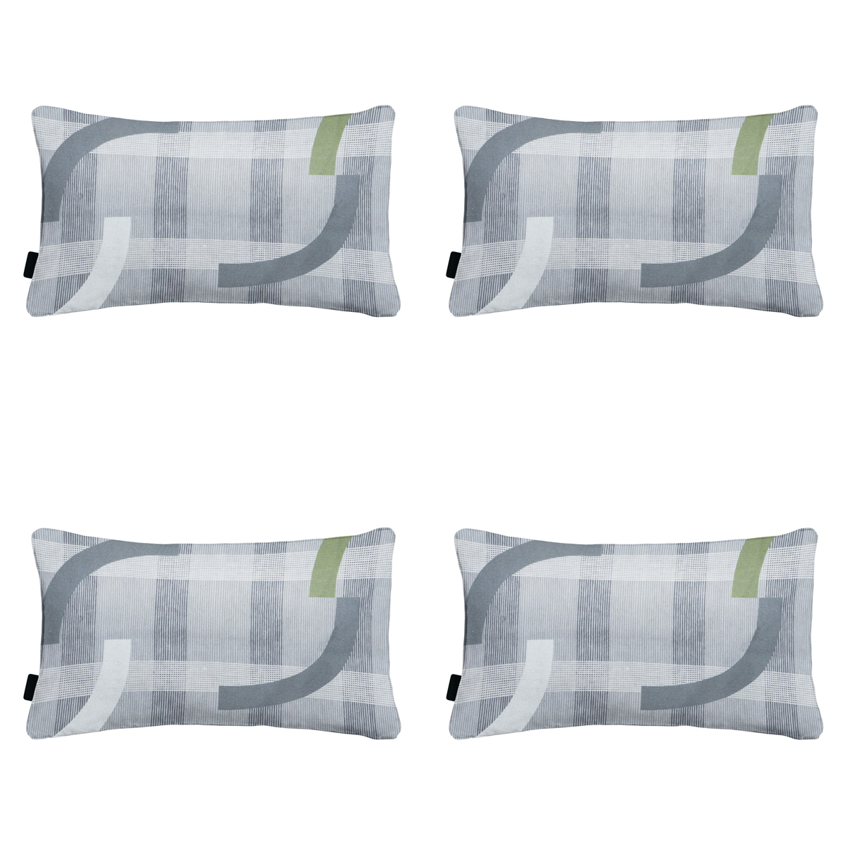 Madison Tess sage Sierkussen - Set van 4