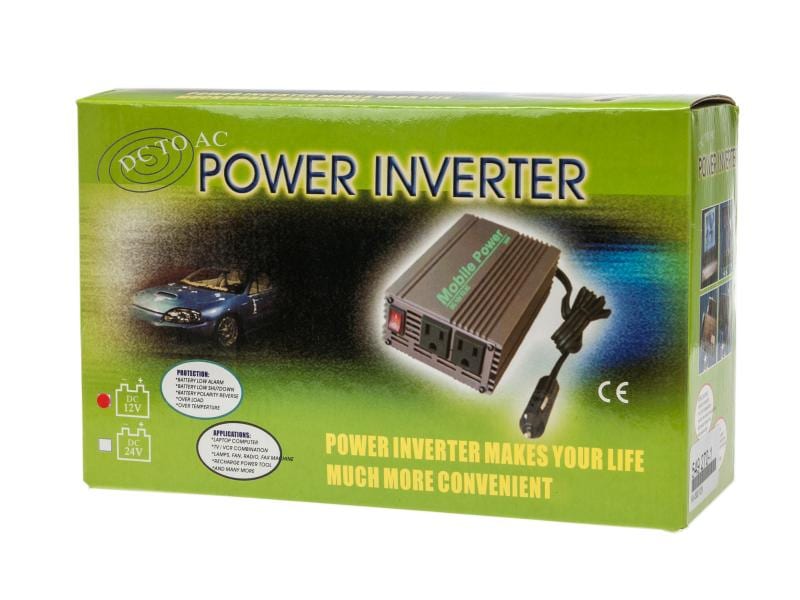 Mobile Power Spannungswandler KV-300 12 V, 300 W 300-Watt-Inverter (12 - 230 V) mit KFZ-Stecker