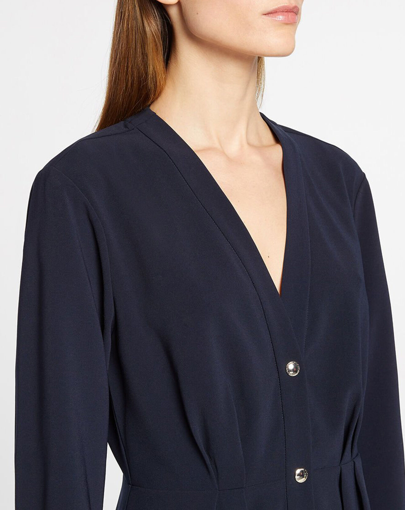 Tommy Hilfiger Robe Bouton bleu marine