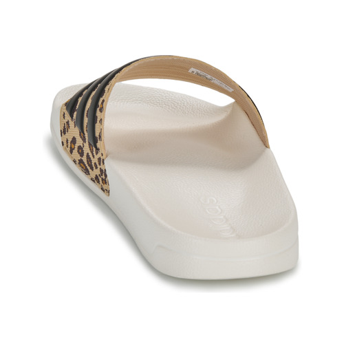 adidas Performance - ADILETTE SHOWER - Blanc / Léopard