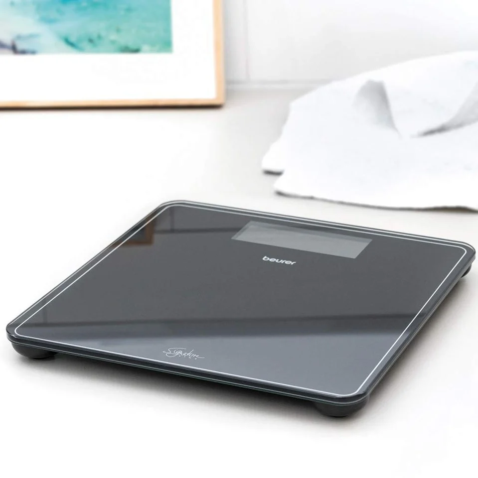 Beurer - GS 400 Bathroom Scale Glass ( Black ) - 5 Year warranty