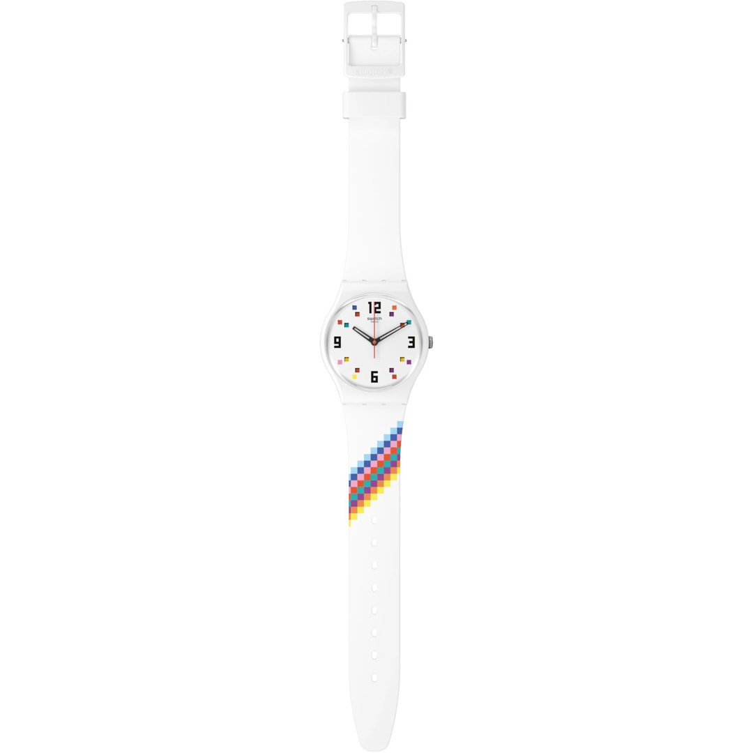 Swatch Original 34 Biosourced Merry-Go-Round Squares