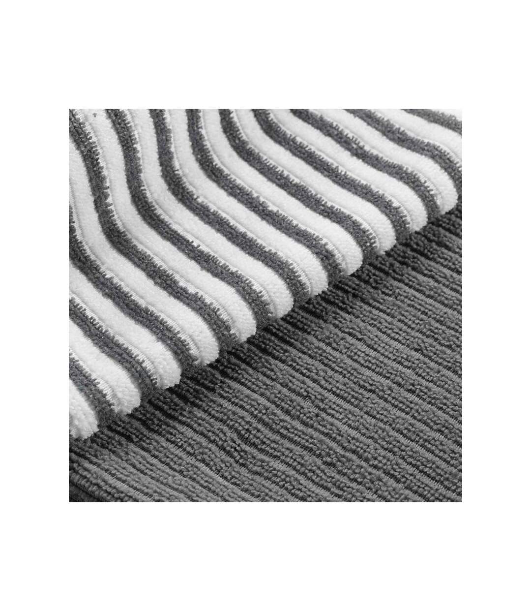 Paris Prix - Lot De 3 Torchons Microfibre cuistot 40x40cm Anthracite