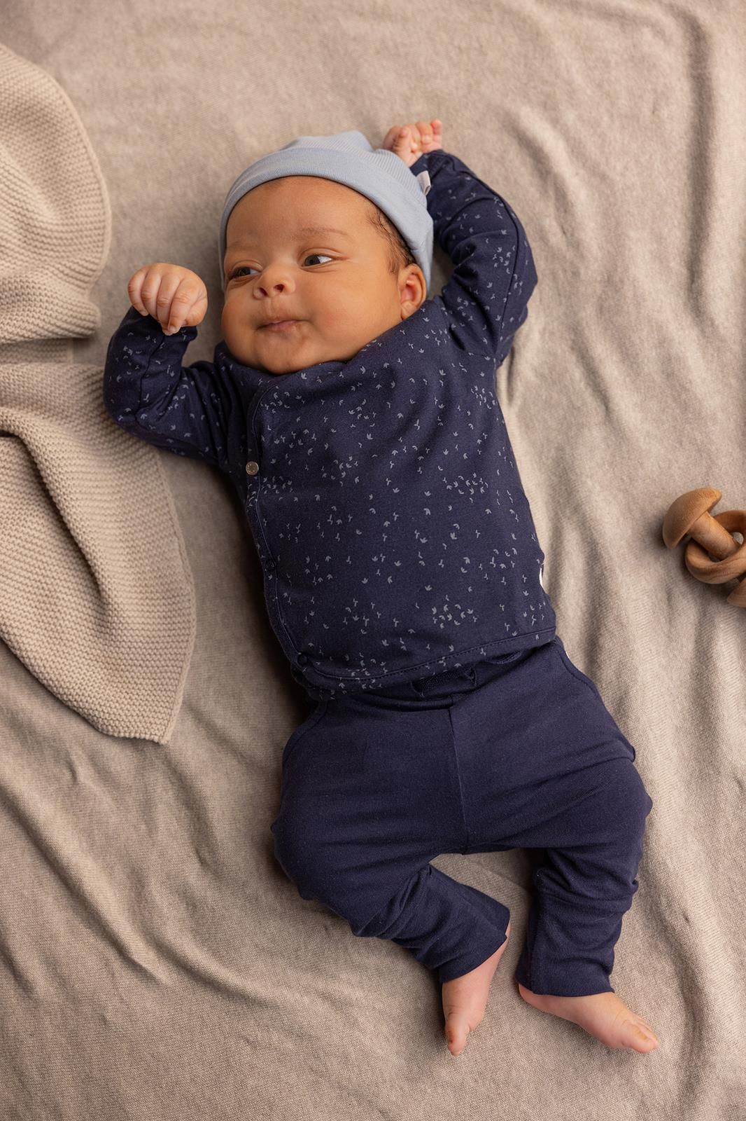 Noppies Newborn Broek Naupli - Black Iris