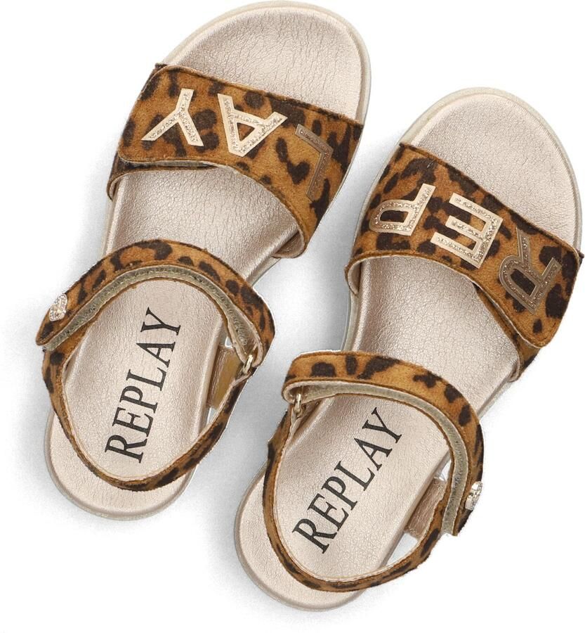 Replay Sandalen JT240020T-1367 Leopard Bruin