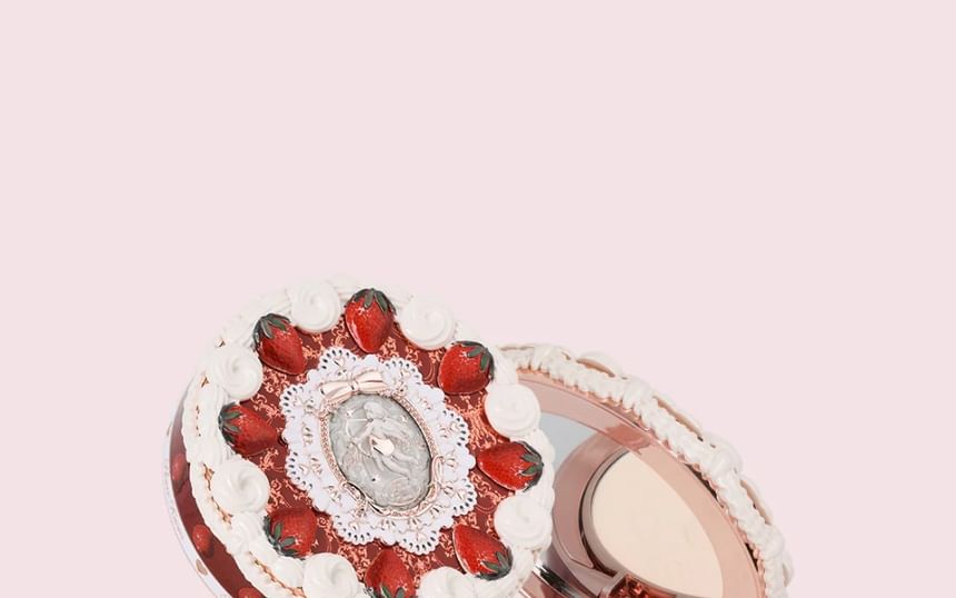 Flower Knows - Strawberry Cupid Pressed Powder - 02 Ivory Beige