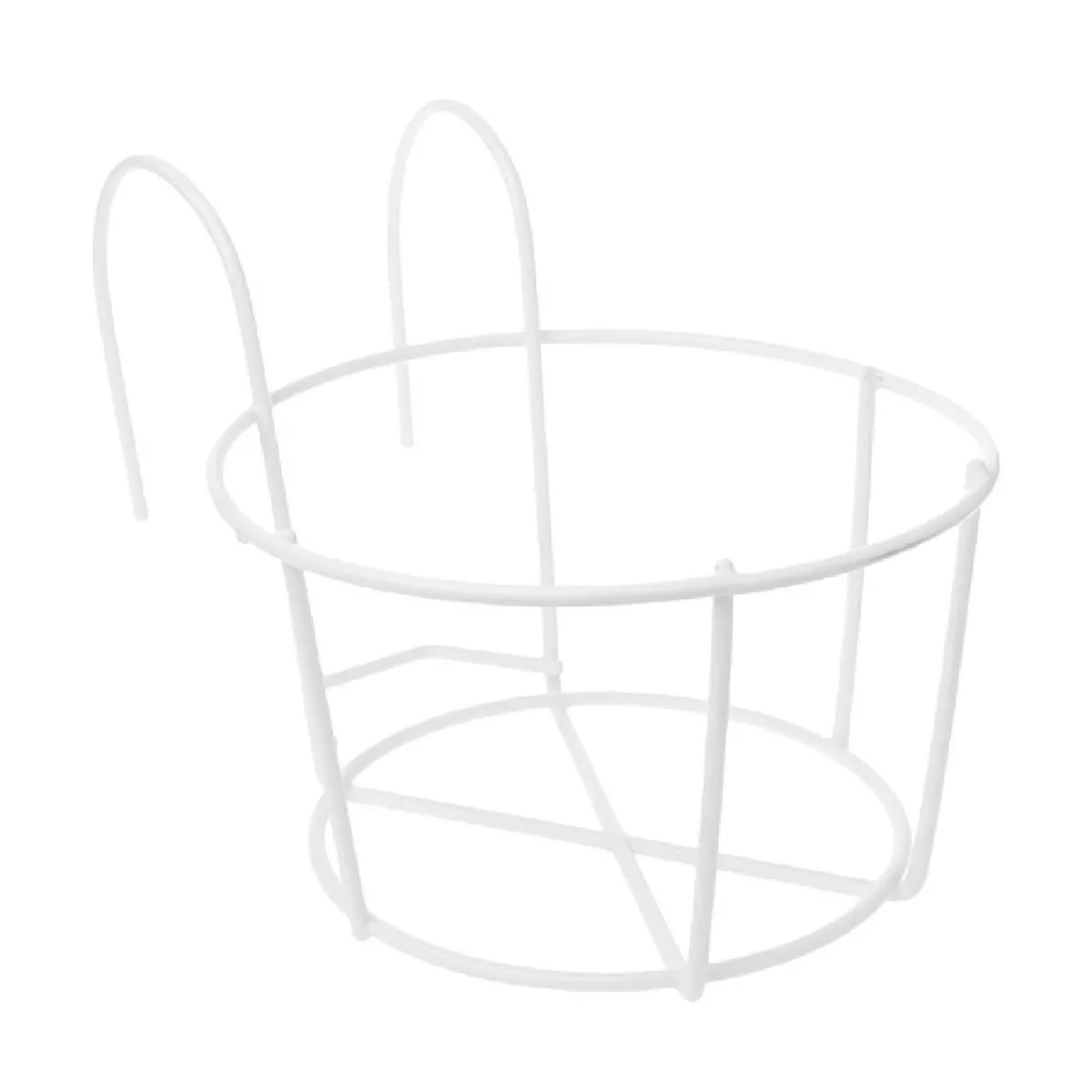 Wewoo Support de fleur en métal rond XL