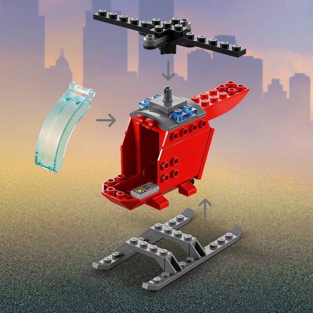 LEGO®CITY 60318 - L'HELICOPTERE DES POMPIERS