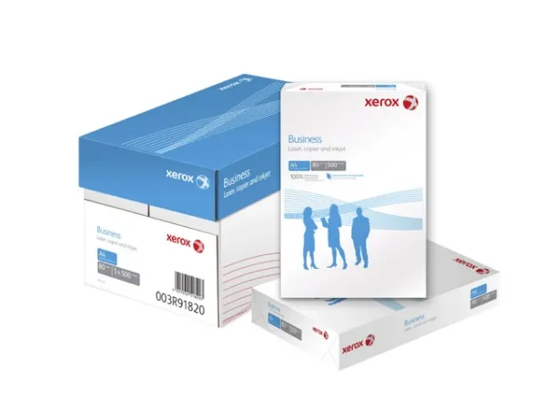 Kopipapir Xerox Business 80g A4 hvid - (5 pakker x 500 ark)