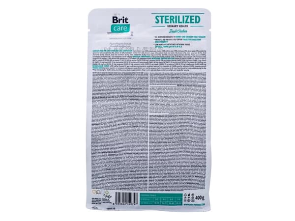 VAFO PRAHS Brit Care Kot Sterilized Urinary 400g Gf
