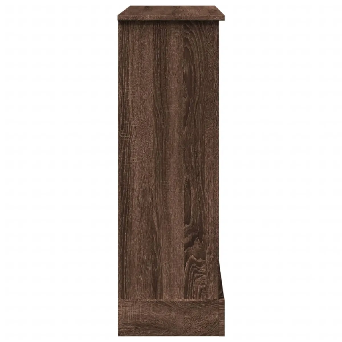 vidaXL Cadre de cheminée chêne marron 90x30x90 cm bois d'ingénierie