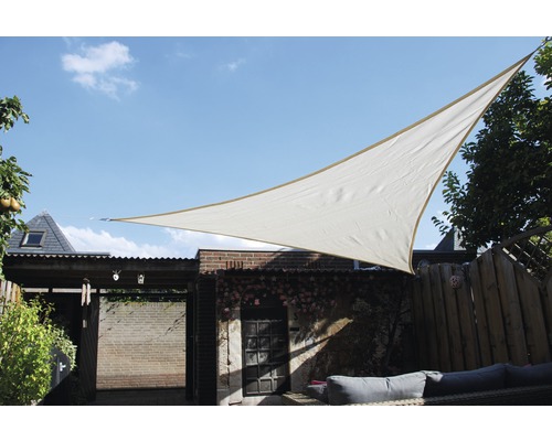 Zonneschermdoek driehoekig Coolfit off-white 360x360x360 cm