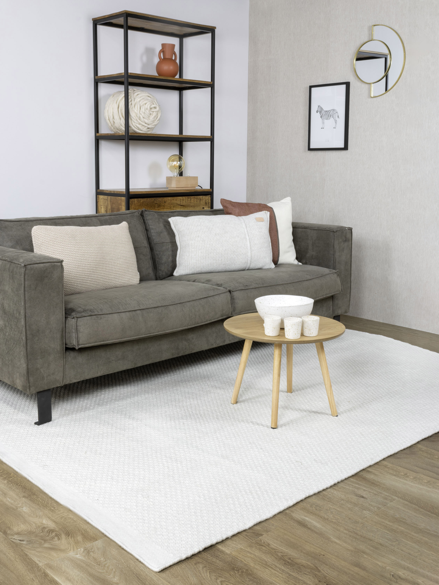 Vloerkleed Vaasa white 160x230 cm