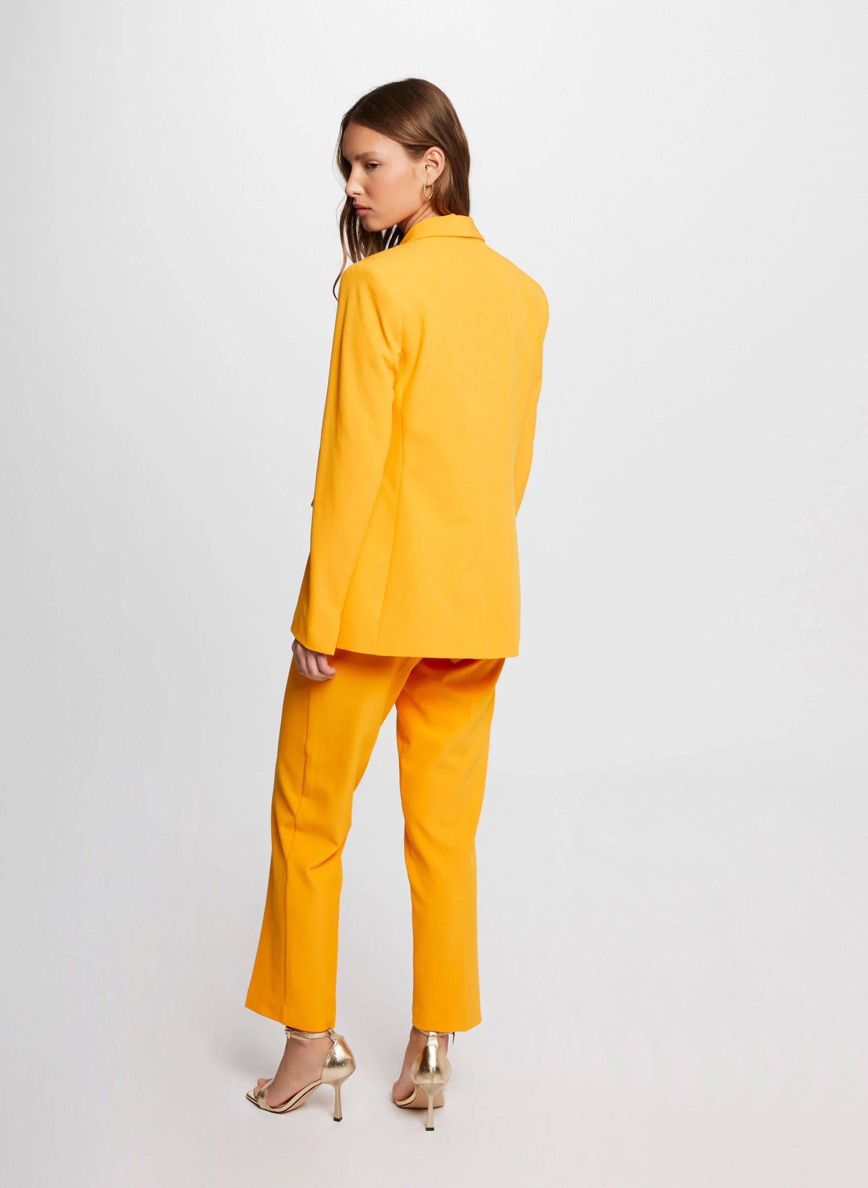 VRELI.F - Veste de tailleur cintrée | Orange