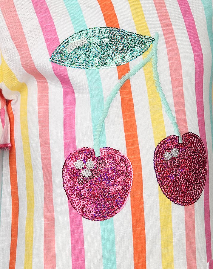 Kleid RED CHERRIES in bunt