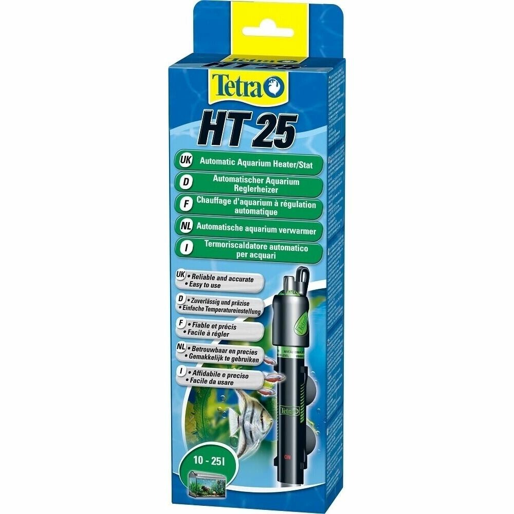 Chauffage d'aquarium à régulation automatique ht 25 | 10 - 25 litres