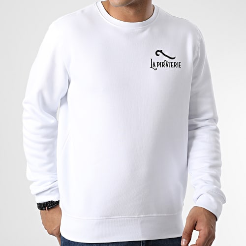 Sweat Crewneck LPNJF Blanc Noir