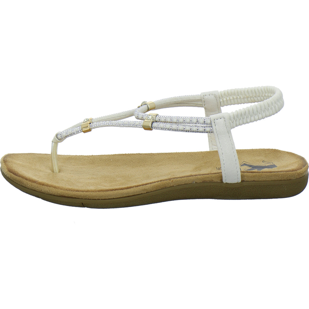 Cosmos Sandaletten Damen D1 6xD2 Weiß