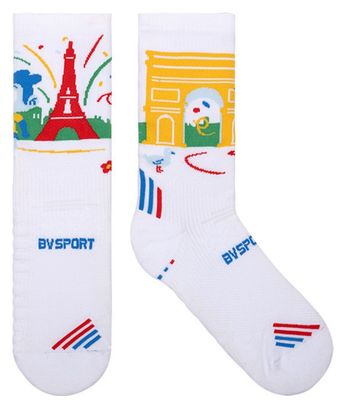 Chaussettes BV SPORT 'Des Bosses et Des Bulles' Edition limitée Run Paris 2024