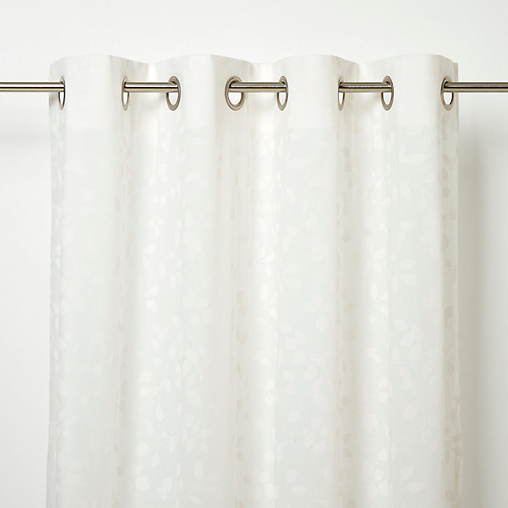 Voilage GoodHome Miri blanc 280 x 260 cm