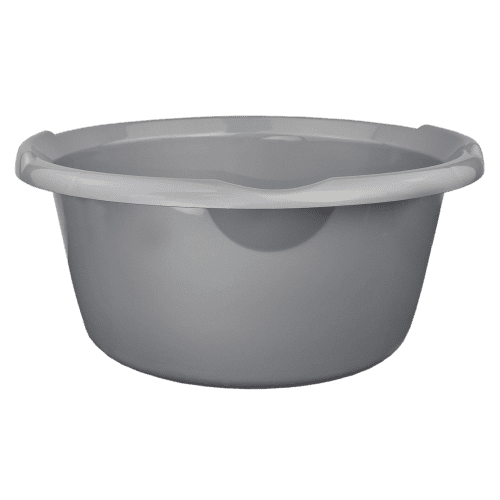 Cuvette ronde 8L grise FIRST, TAMPEL