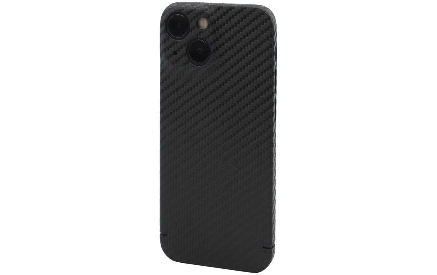 Back Cover Carbon Magnet Series iPhone 14 Plus SchwarzMagnetische Schutzhülle für das Apple iPhone 14 Plus mit Unterstützung für MagSafe