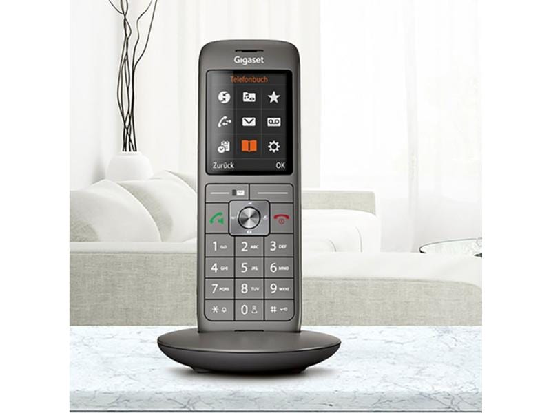Gigaset Schnurlostelefon CL660 Silber Moderner Blickfang – perfekt individuell einstellbar