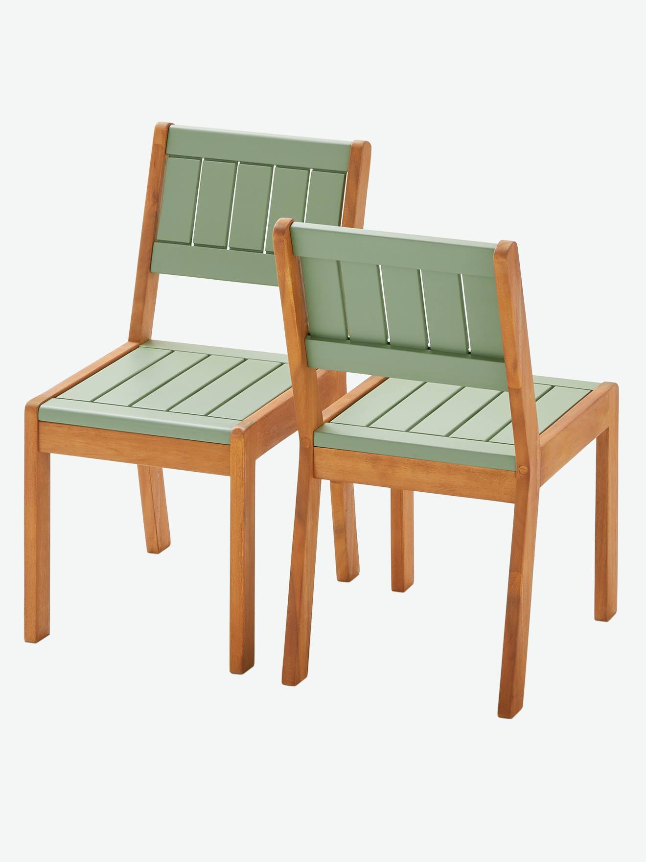 Conjunto de 2 cadeiras infantis para exterior