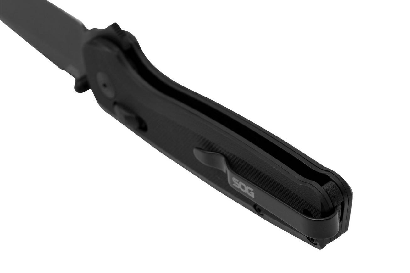 SOG Terminus XR, TM1027-BX, BLACK TiNi, Black G10 zakmes