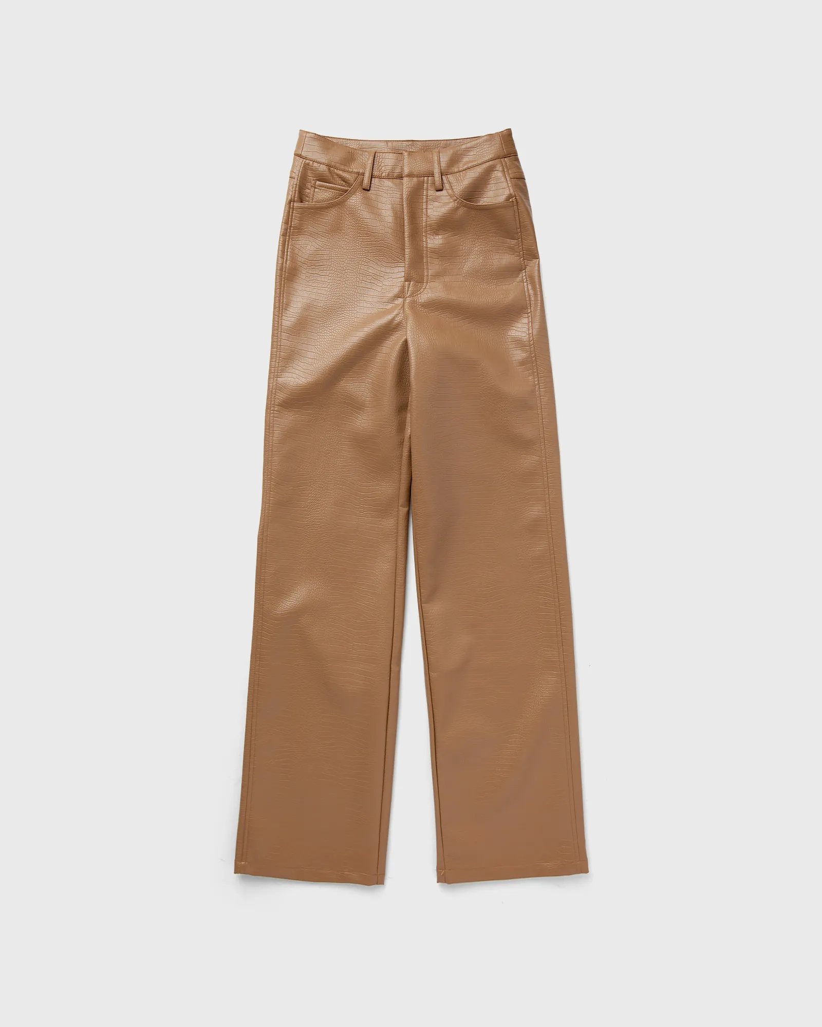 ROTATE Birger Christensen TEXTURED STRAIGHT PANTS