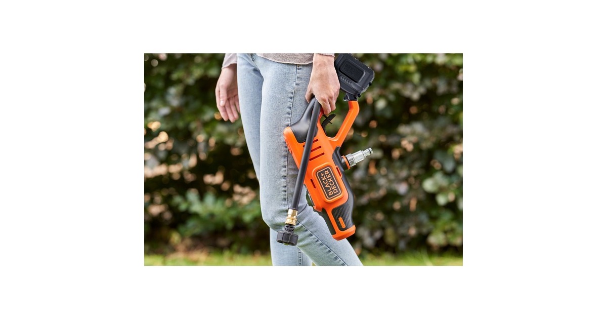 BLACK+DECKERBCPC18B-XJ 18V Hogedrukreiniger  (Oranje/zwart, Accu en oplader niet inbegrepen)