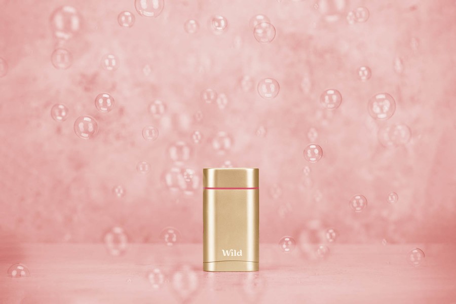 Wild Gold Case And Pomegranate & Pink Peppercorn Deodorant Starter Pack