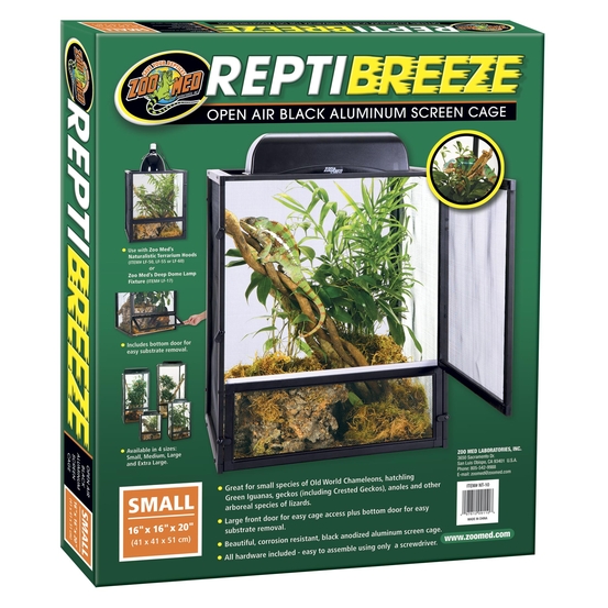 Terrarium grillagé en aluminium Repti Breeze S L.40x P.40x H.50cm