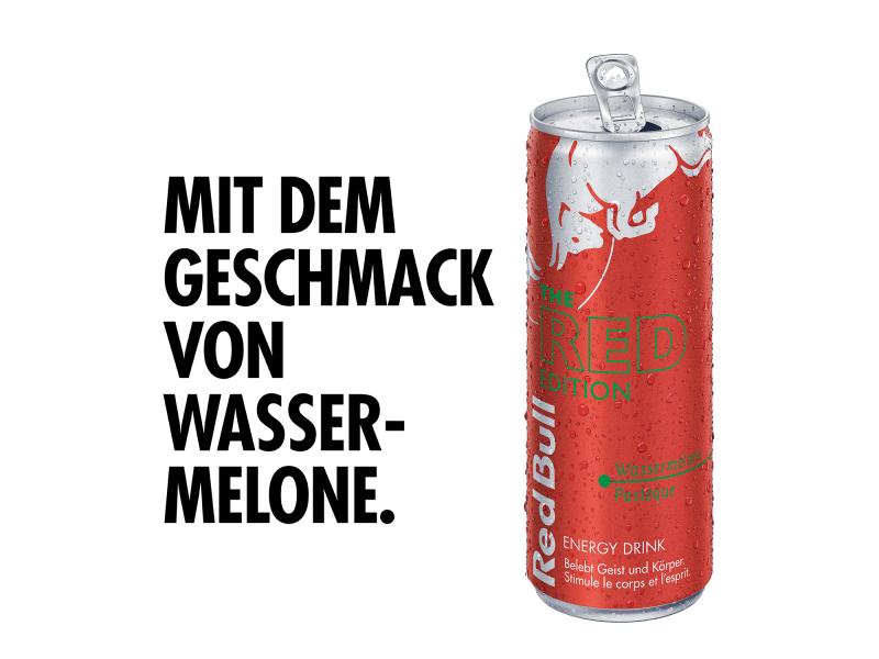 Red Bull Energy Drink Red Edition Wassermelone 24 x 250 ml Hochwertiges Energy-Getränk mit Wassermelonen-Geschmack