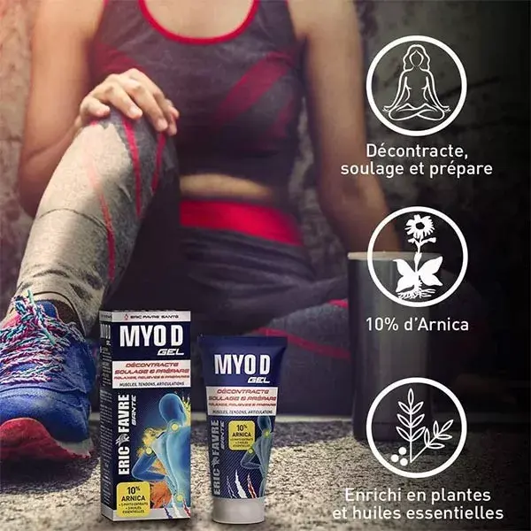 Eric Favre Gel para Conforto Articular e Relaxamento Muscular Myo D Sport 100ml