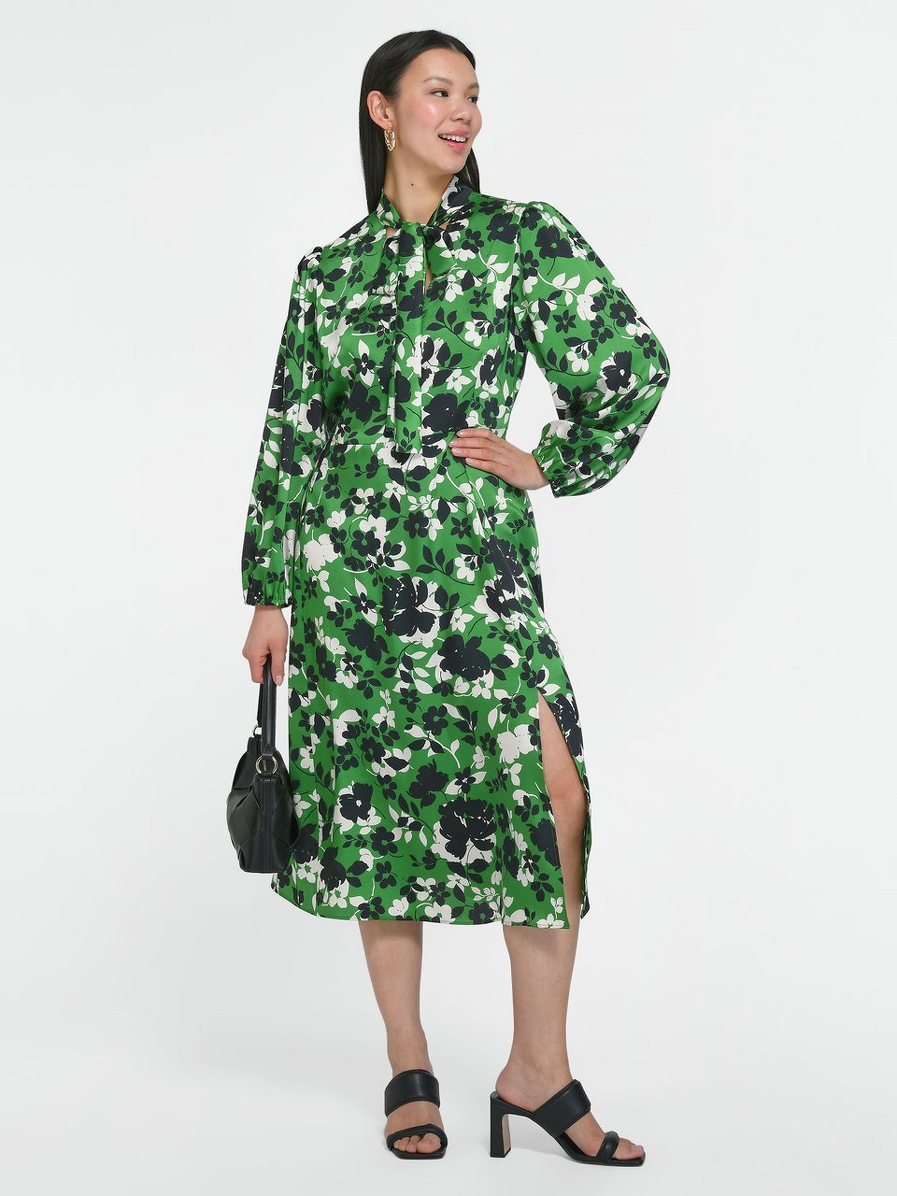 Kleid mit Puffärmel