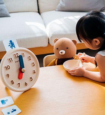 PlanToys Tr?leget?j - L?r Klokken - Tr?