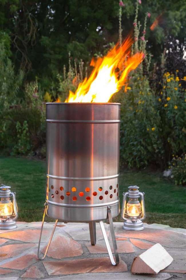 Petromax Pyron Feuertonne mit Smokeless-Effekt