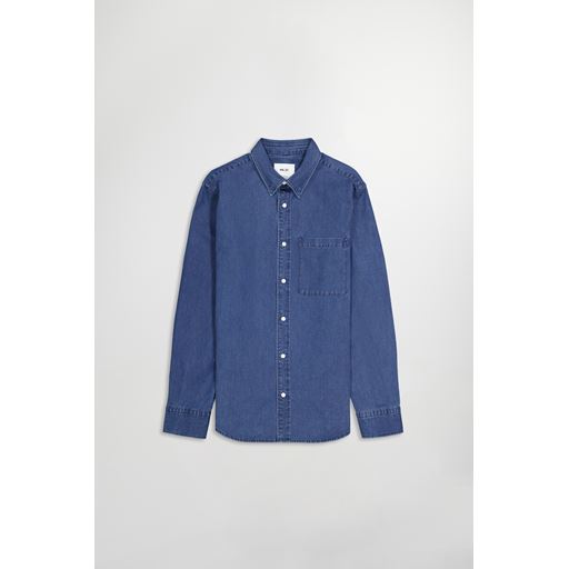 NN. 07 Cohen Skjorte, Medium Washed, XL